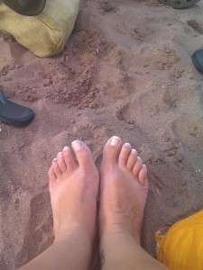 summer toenails